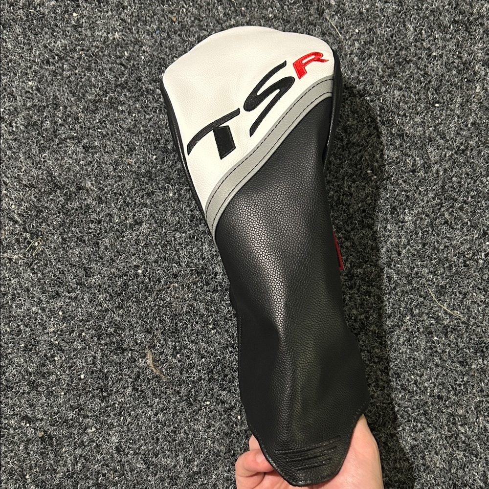 TSR Black and White Golf Club Headcover